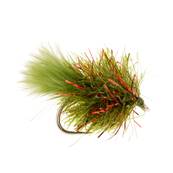 Turrall Olive Red Holo Blob / Bung Trout Fly