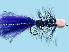 Turrall Leeches - Egg Sucking Purple Trout Flies, Fly Fishing Flies