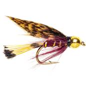 Turrall Grouse & Claret Gold Beadhead Trout Fly