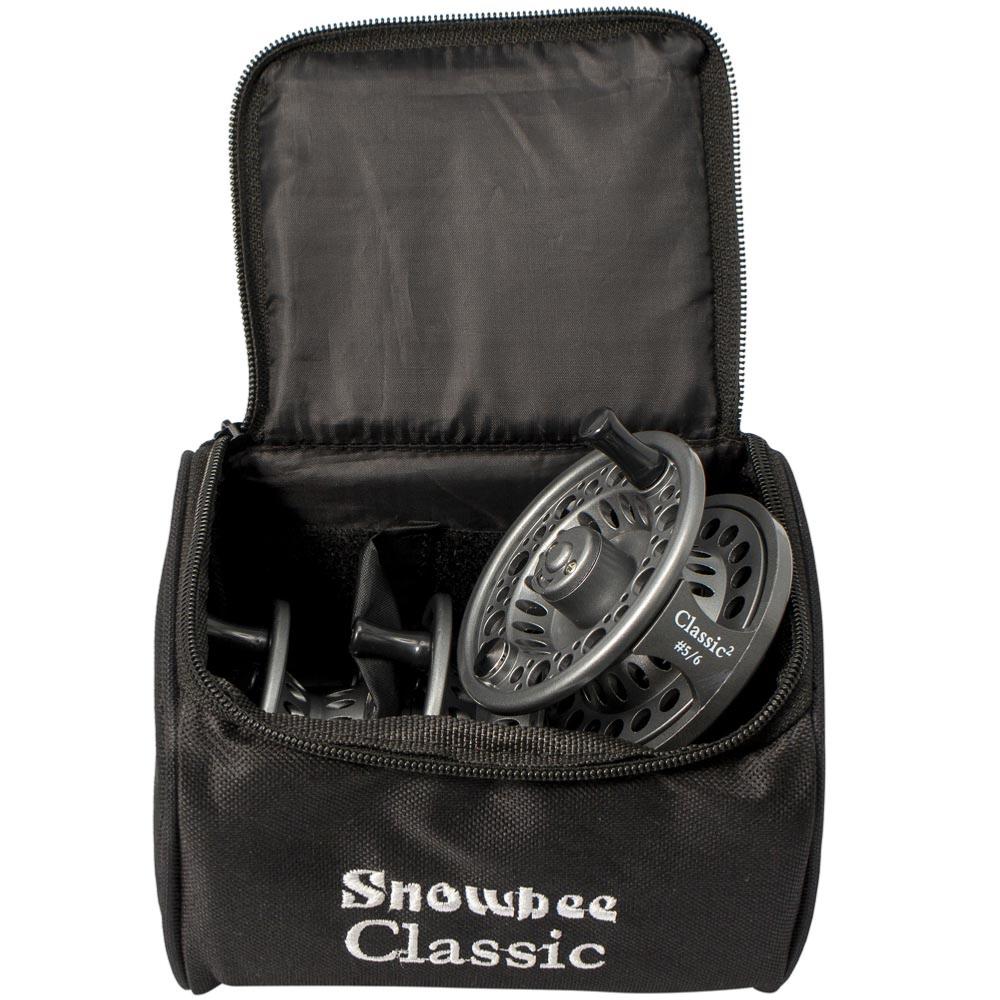 Snowbee Classic 2 Fly Reel Kit - Reel & 2 Spare Spools With Case: #5/6