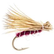 Turrall Claret Elk Hair Emerger Caddis / Sedge Trout Fly