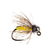 Turrall Yellow Olive Jig Tungsten Nymph Barbless Trout Fly