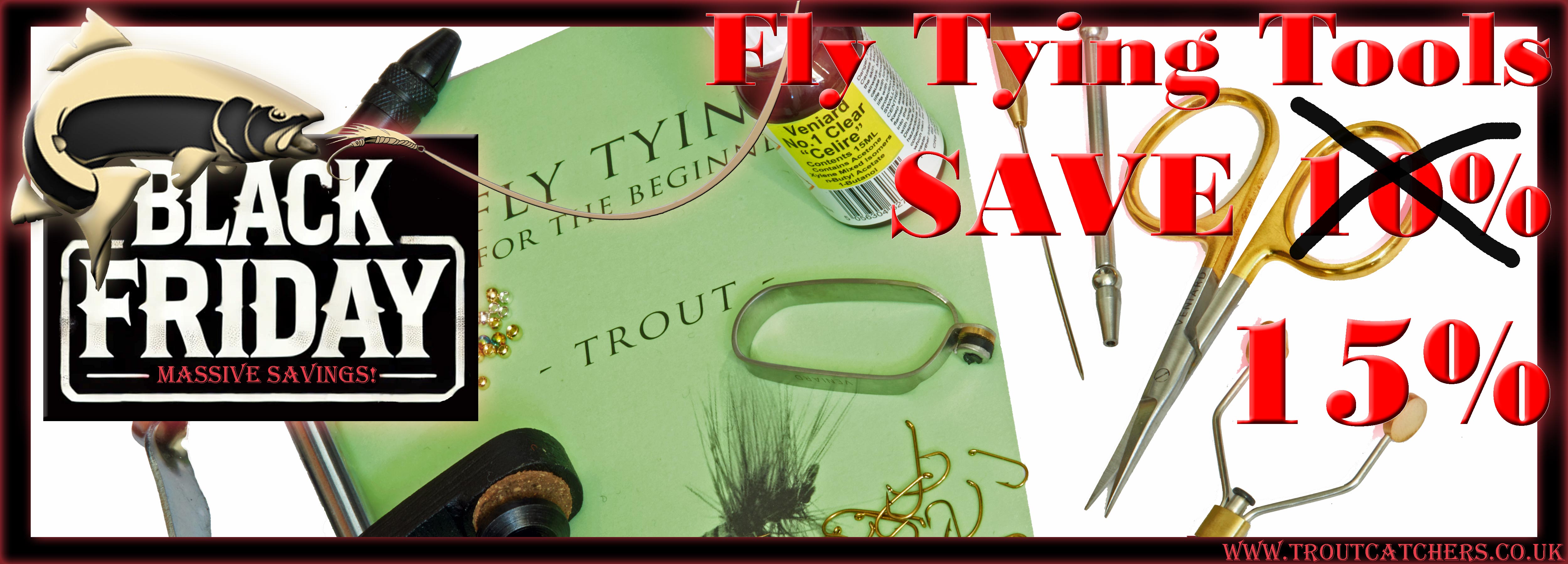 Black Friday Save 15% Fly Tying Tools
