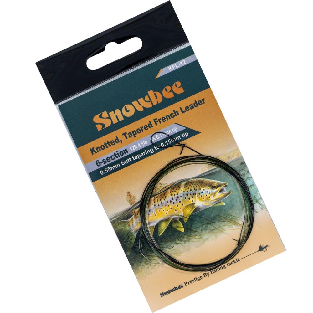 Snowbee Knotted Tapered French Leaders, Fly Fishing Tippets & Leaders