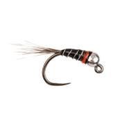 Turrall Black Silver Perdigon Barbless Nymph Trout Fly