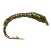 Turrall Flexifloss Black & Orange Cheeks Buzzer Trout Fly