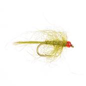 Turrall Stealthy Leech Olive Glass Head Mini Lure Trout Fly