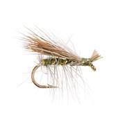Turrall Elk Hair Hi-Viz Olive Caddis / Sedge Trout Fly