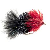 Turrall Two Tone Black & Red Blob / Bung Trout Fly