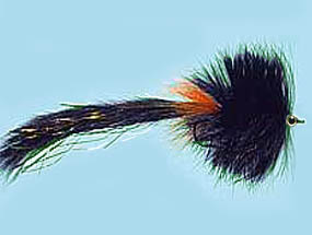 Turrall Pike Fly Bunny Black - Pi11