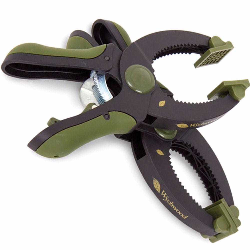 Green Black Wychwood Drogue Clamps Pair 