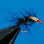 Snatcher Black Hot Head Jc Wet Trout Fishing Fly #12 (W218)