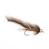 Turrall Conehead Minky Grey Zonker Trout Fly
