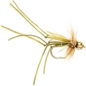 Turrall Flexi Floss Bead Head Olive Daddy Long Legs Trout Fly