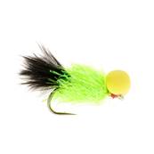 Turrall Green And Black Foam Eyed Booby Blob / Bung Trout Fly