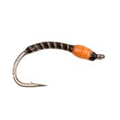 Turrall Maggot Flu Orange Neon Quill Buzzer Trout Fly